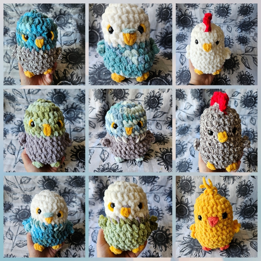 Pick one, Crochet Bird plushie